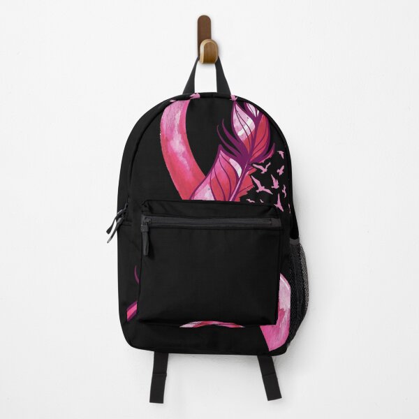 Item preview, Feather Breast Cancer Awareness Pink Ribbon designed and sold by bluebadgez.