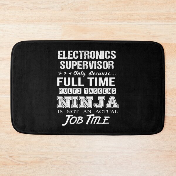 Item preview, Electronics Supervisor T Shirt - Multitasking Ninja Job Gift Item Tee designed and sold by arlinasdua.