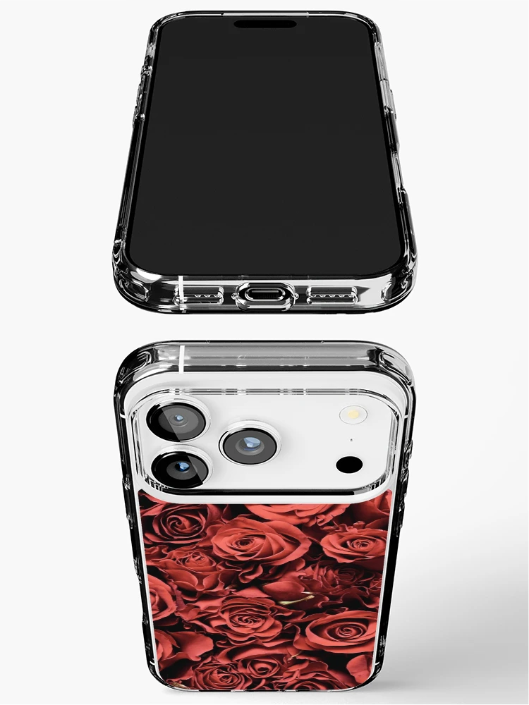 Thumbnail 3 of 5, iPhone Case, Red Roses designed and sold by JuviaCreates.