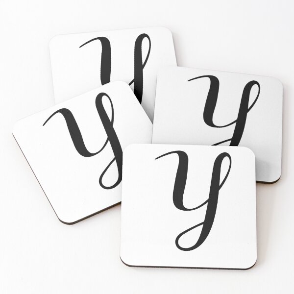 Item preview, Italic letter y monogram designed and sold by JustSeasons.