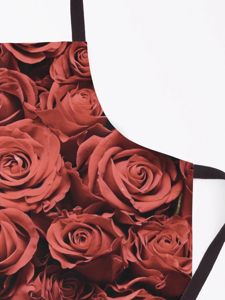 Thumbnail 3 of 6, Apron, Red Roses designed and sold by JuviaCreates.