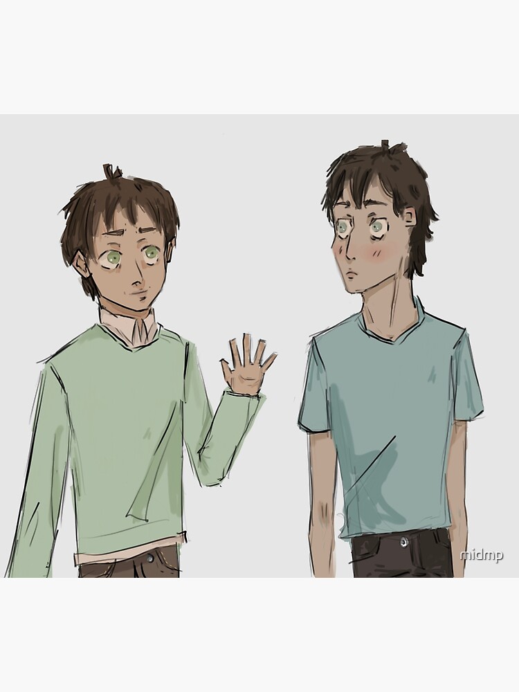 Young Eren and bertholdt