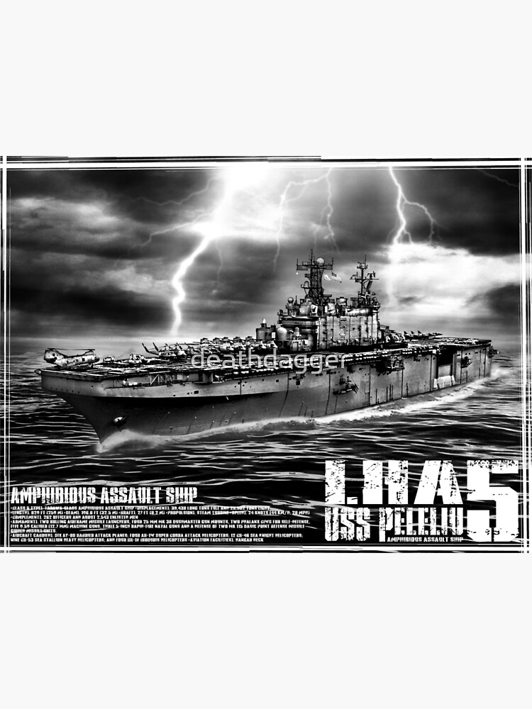 "Amphibious assault ship Peleliu" Poster for Sale by deathdagger