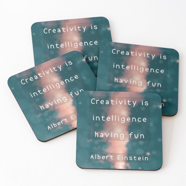 Item preview, Creativity is intelligence having fun - Albert Einstein Quote designed and sold by zophiewithazee.