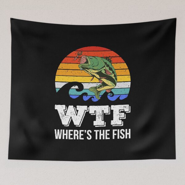 Item preview, WTF Where's The Fish I designed and sold by Lemon Pepper.