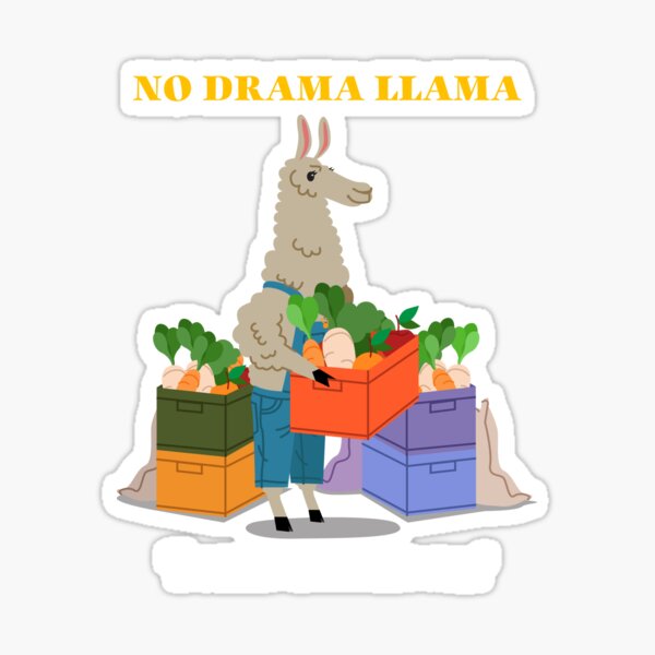 Item preview, No Drama Llama designed and sold by jrobdesignz.