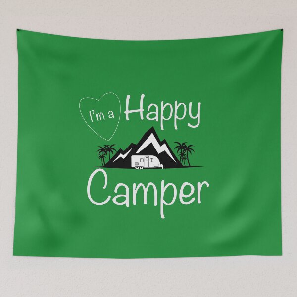 Item preview, I'm a Happy Camper - RV Park Travel Camping Campfire USA designed and sold by Midwest-Goods.