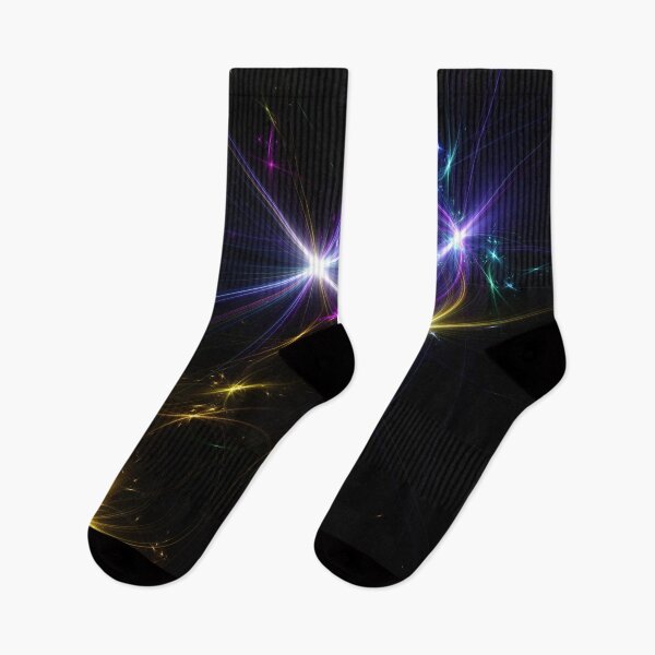 Item preview, Beautiful Abstract Pattern Of Colored Smooth Lines On A Black Background designed and sold by tatkhagata.