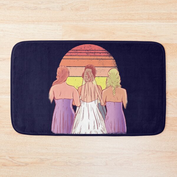 Item preview, Retro Sunset Bride and Bridesmaids designed and sold by TamGustam.