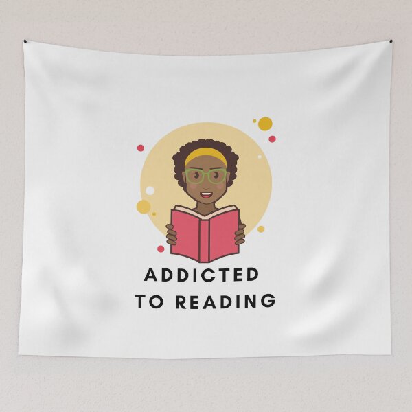 Item preview, Addicted To Reading designed and sold by Chanchane Store.