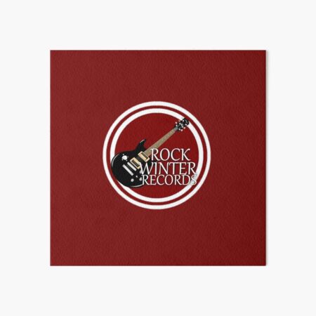 Item preview, Rock Winter Records Logo, RWR Red designed and sold by RWR by EH Merch.