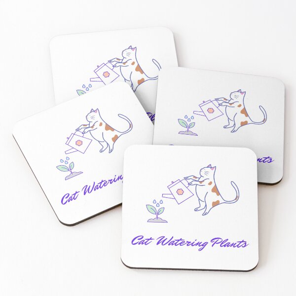 Item preview, cat and plante designed and sold by Mery-Bella.