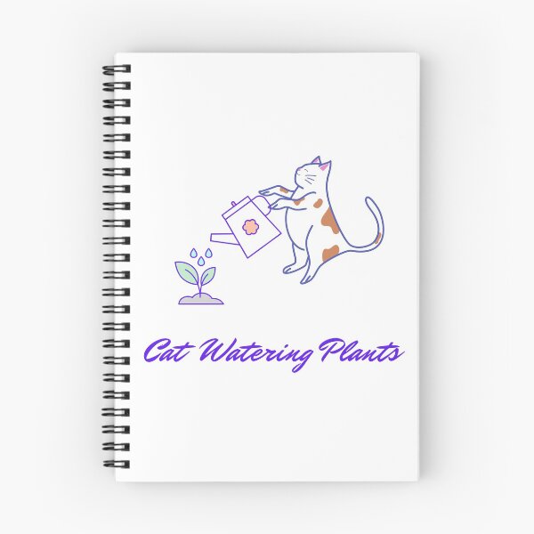 Item preview, cat and plante designed and sold by Mery-Bella.