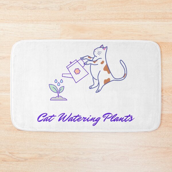 Item preview, cat and plante designed and sold by Mery-Bella.