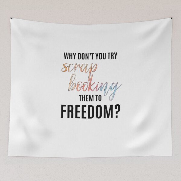 Item preview, Trolls-Inspired "Why Don't You Try Scrapbooking...?" designed and sold by mulberrydragon.