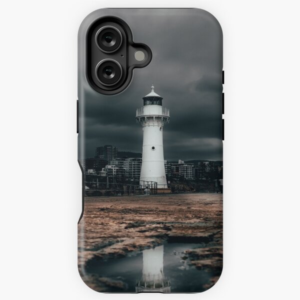 Item preview, Wollongong Breakwater Lighthouse During an Incoming Storm designed and sold by iamtahirr.