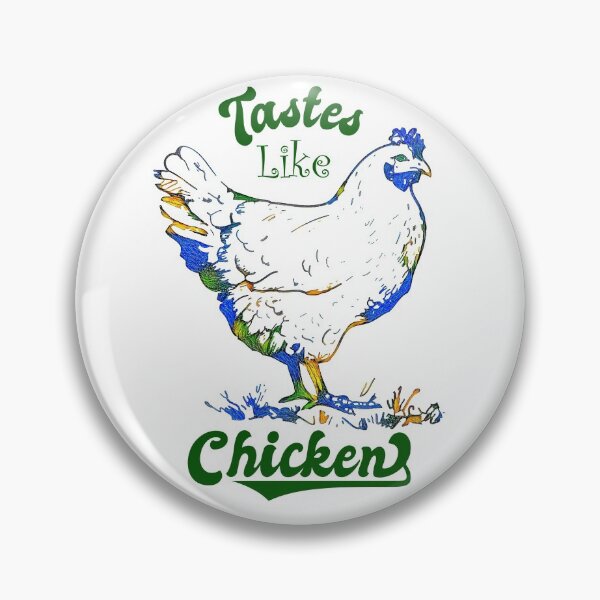 Item preview, Tastes Like Chicken - Whimsical - Funny - Farm Animal designed and sold by ittybittyowl.