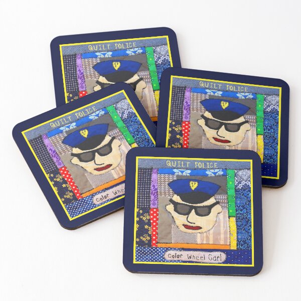 Item preview, Quilt Police: Color Wheel Carl designed and sold by SAMGordonART.