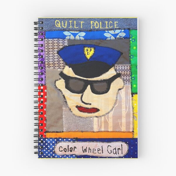 Item preview, Quilt Police: Color Wheel Carl designed and sold by SAMGordonART.