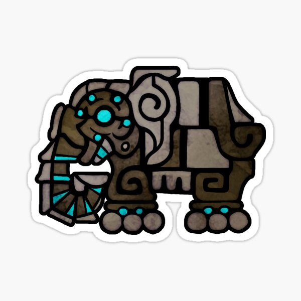 Item preview, Stained Glass Elephun Water Gun designed and sold by Catwithacrayon.