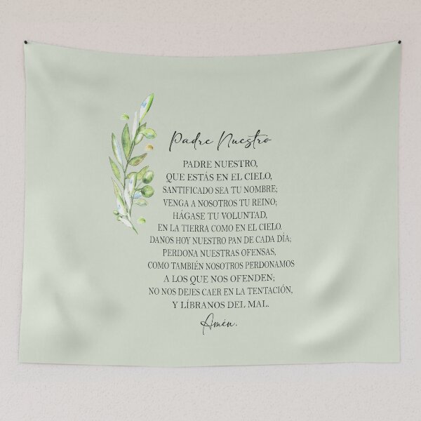 Item preview, Padre Nuestro, Spanish Prayer designed and sold by latiendadearyam.