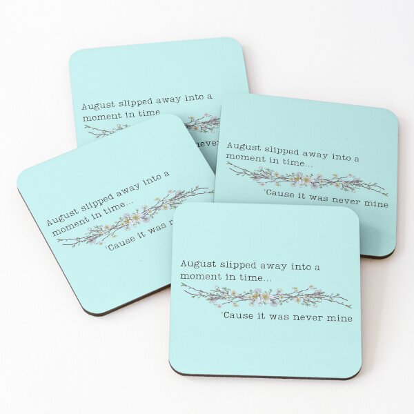 Item preview, Cute august lyrics  designed and sold by Phiiilo.