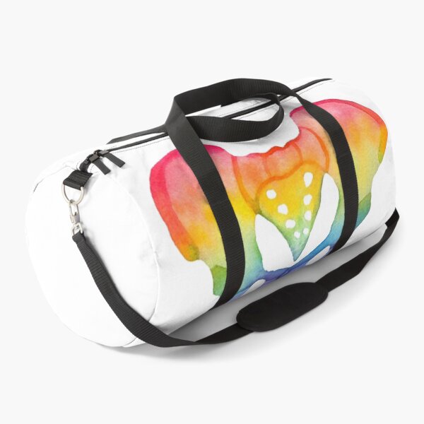 Item preview, Rainbow Watercolor Pelvis (white) designed and sold by Alane Fideler.
