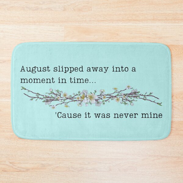 Item preview, Cute august lyrics  designed and sold by Phiiilo.