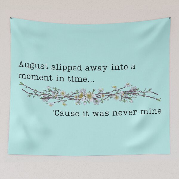 Item preview, Cute august lyrics  designed and sold by Phiiilo.