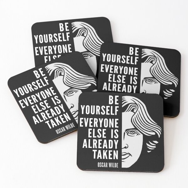 Item preview, Oscar Wilde Inspirational Quote: Be Yourself designed and sold by Elvin Dantes.