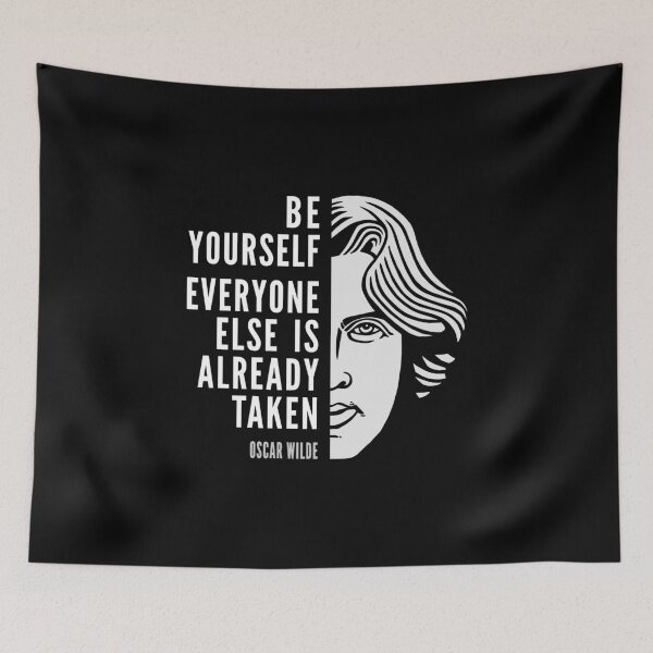 Item preview, Oscar Wilde Inspirational Quote: Be Yourself designed and sold by Elvin Dantes.