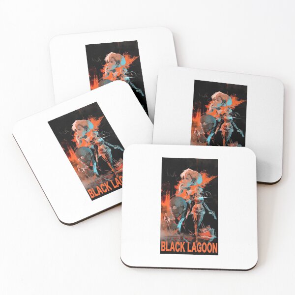 Item preview, Black Lagoon Abstract Anime Manga Art designed and sold by vaduva37.