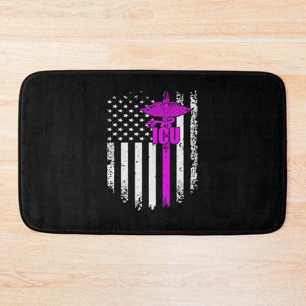 Item preview, Vintage Usa Icu Intensive Care Unit Nurse American Flag Gift designed and sold by elamlakini.