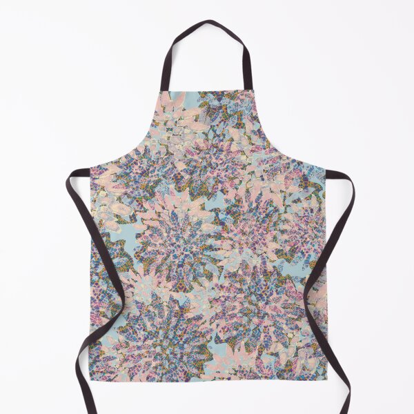 Artikelvorschau, Partly Peachy Petal Poppin' Floral Fireworks – Digital illustriertes abstraktes Blumenmuster für Wohnkultur, Bekleidungsstoffe, Vorhänge, Bettwäsche, Kissen, Polster, Handyhüllen und Schreibwaren entworfen und verkauft von cherdoodles.
