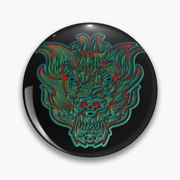 Item preview, Jade Dragon Head designed and sold by Trinket-Trickster.