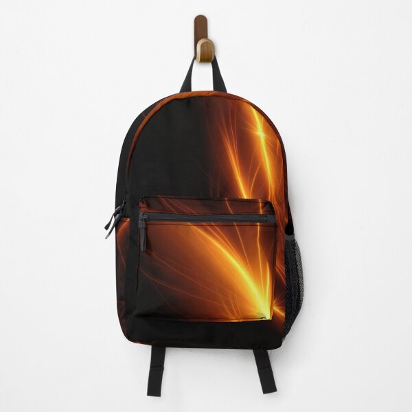 Item preview, Beautiful Abstract Pattern Of Colored Smooth Lines On A Black Background designed and sold by tatkhagata.