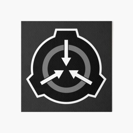 SCP Foundation Rectencular Symbol Art Board Print for Sale by
