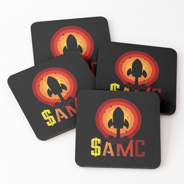 Item preview, $AMC Funny Stocks Rocket Stonk Trading designed and sold by Dressed For  Duty.