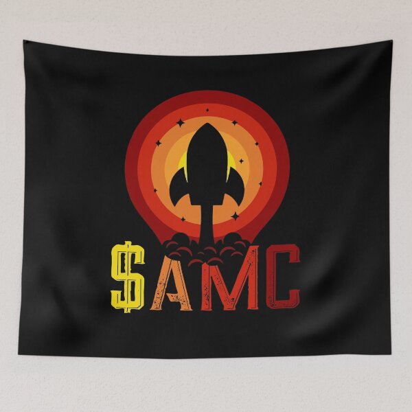Item preview, $AMC Funny Stocks Rocket Stonk Trading designed and sold by Dressed For  Duty.