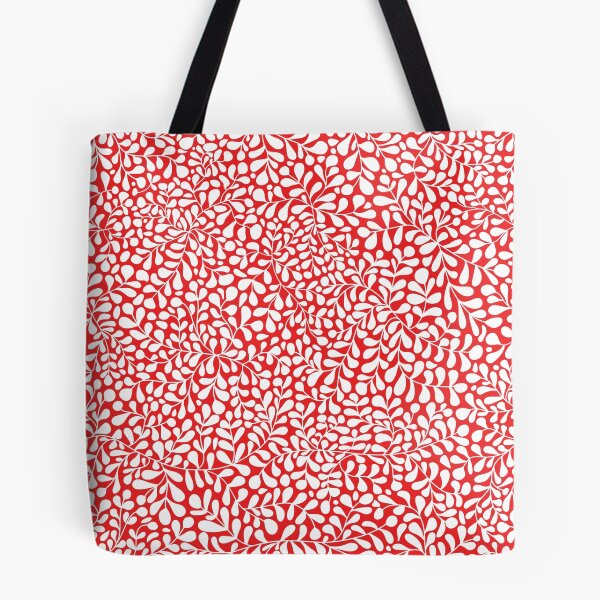 Item preview, Ivy White on Red designed and sold by AxeLeon Patterns.