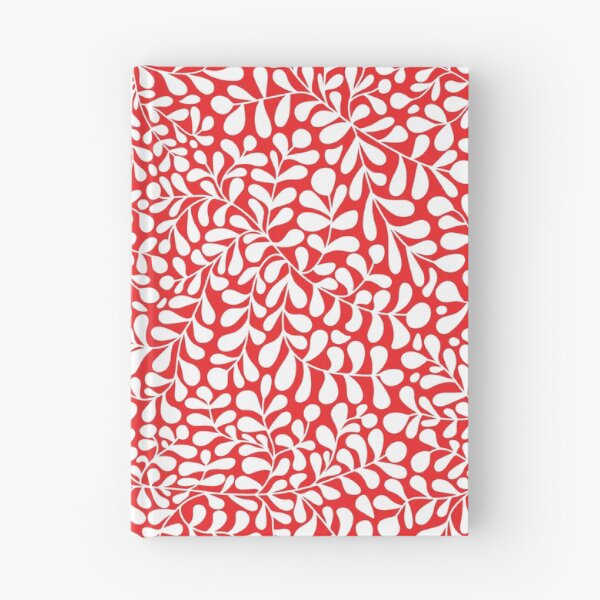 Artikelvorschau, Efeuweiß auf Rot entworfen und verkauft von AxeLeon Patterns.