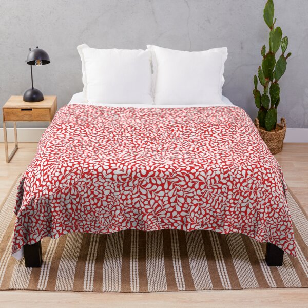 Item preview, Ivy White on Red designed and sold by AxeLeon Patterns.