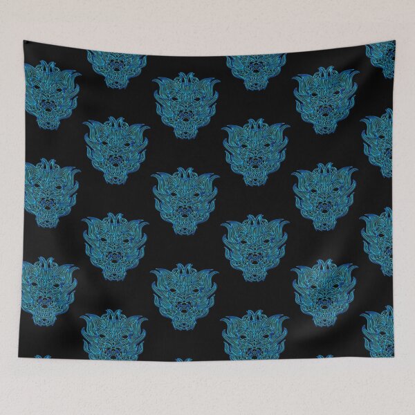 Item preview, Light Blue Dragon Head designed and sold by Trinket-Trickster.
