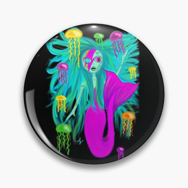 Item preview, Psychedelic  Mermaid  designed and sold by FranLouisa88.