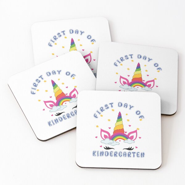 Item preview, Bonny Unicorn and Rainbow | First Day of Kindergarten designed and sold by Estrytee.