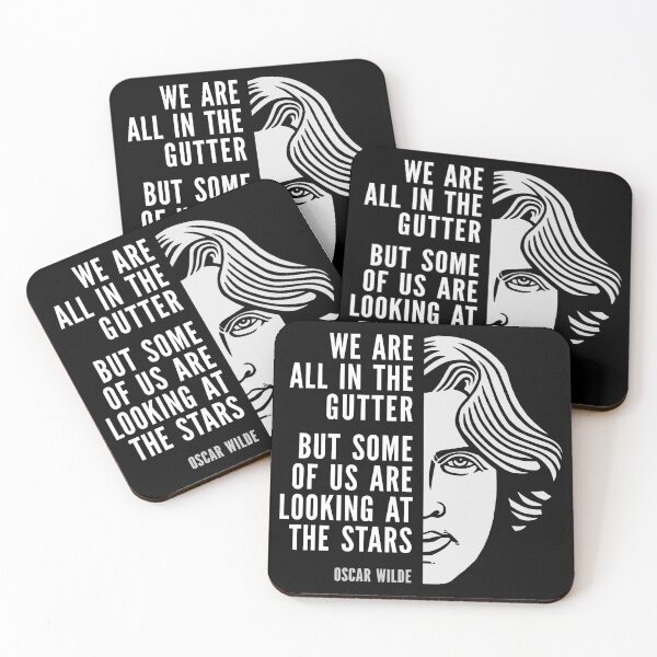 Item preview, Oscar Wilde Inspirational Quote: Looking At The Stars designed and sold by Elvin Dantes.