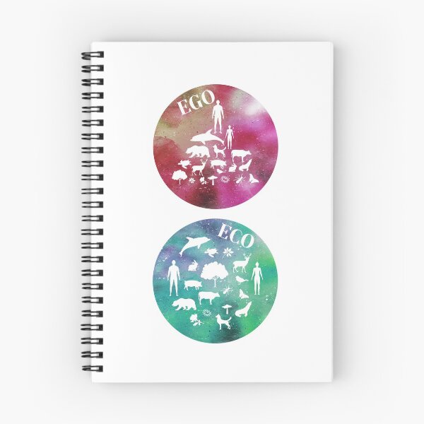 Item preview, ego vs eco, ecosystem, earth eco network, galaxy network designed and sold by challengecafe.