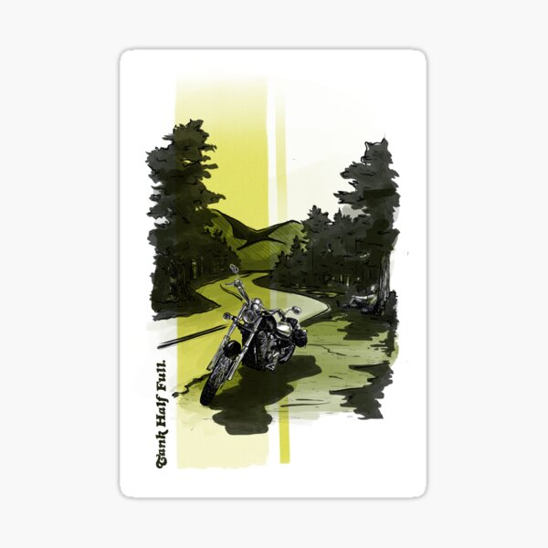 Tank Half Full - Along the Kancamagus Sticker