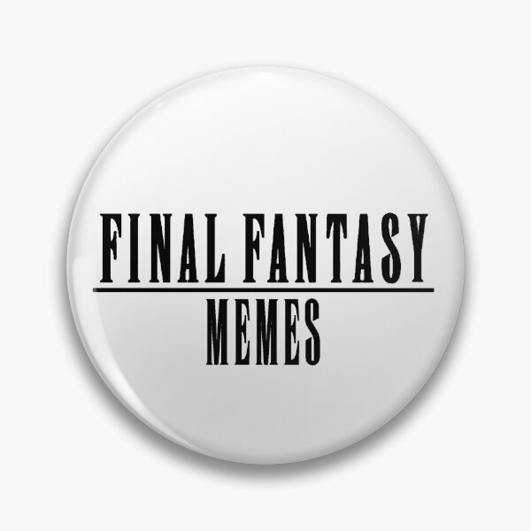 Item preview, FINAL FANTASY MEMES LOGO designed and sold by RickNoma.