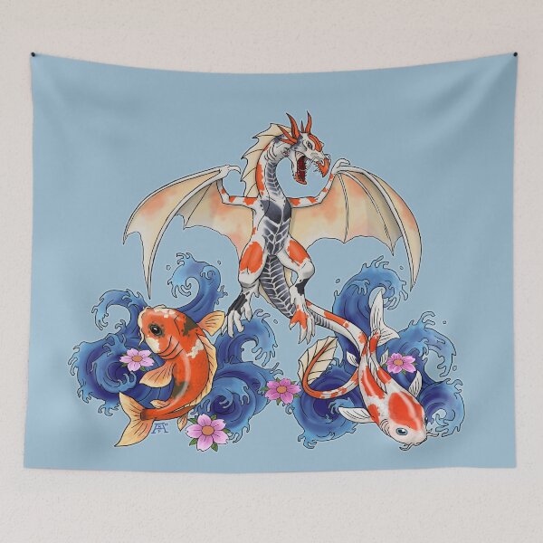 Item preview, Mystic Koi Dragon designed and sold by FlicksArt.